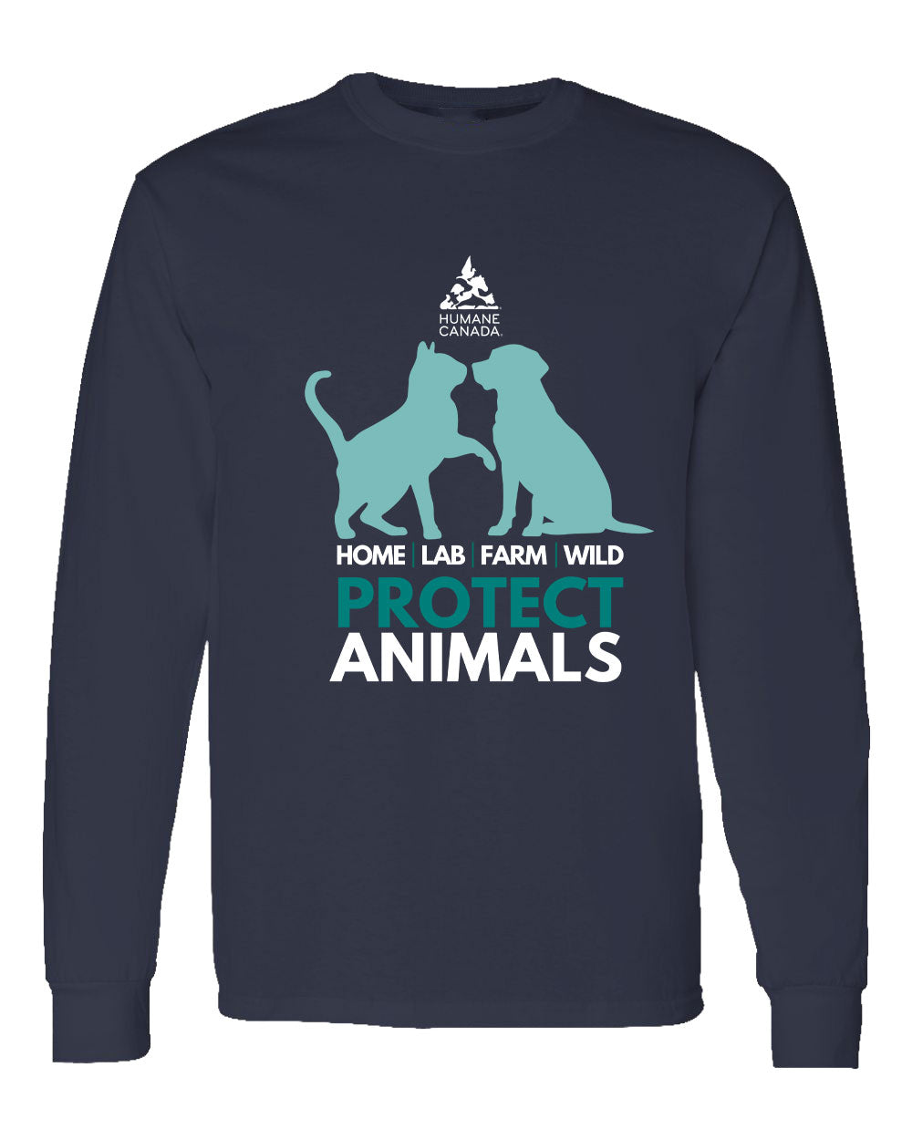Protect Animals Dog Cat - Long Sleeve T-shirt