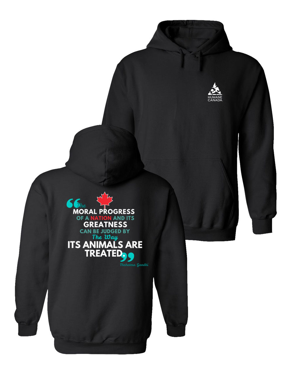 Ghandi Quote - Pullover Hoodie