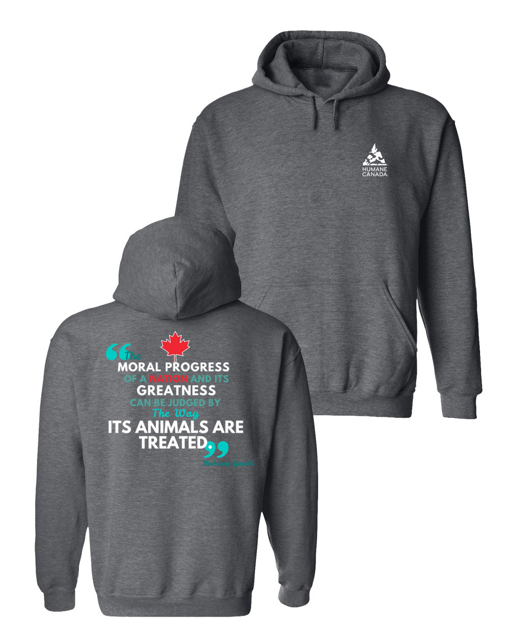 Ghandi Quote - Pullover Hoodie