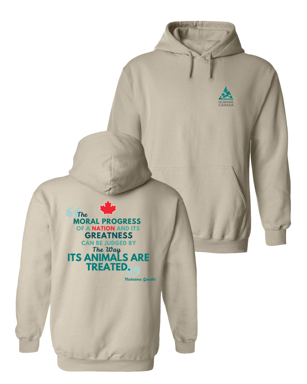 Ghandi Quote - Pullover Hoodie