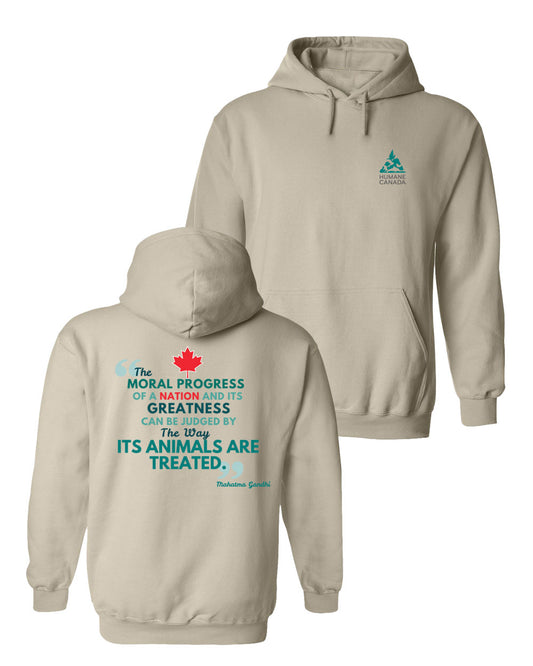 Ghandi Quote - Pullover Hoodie