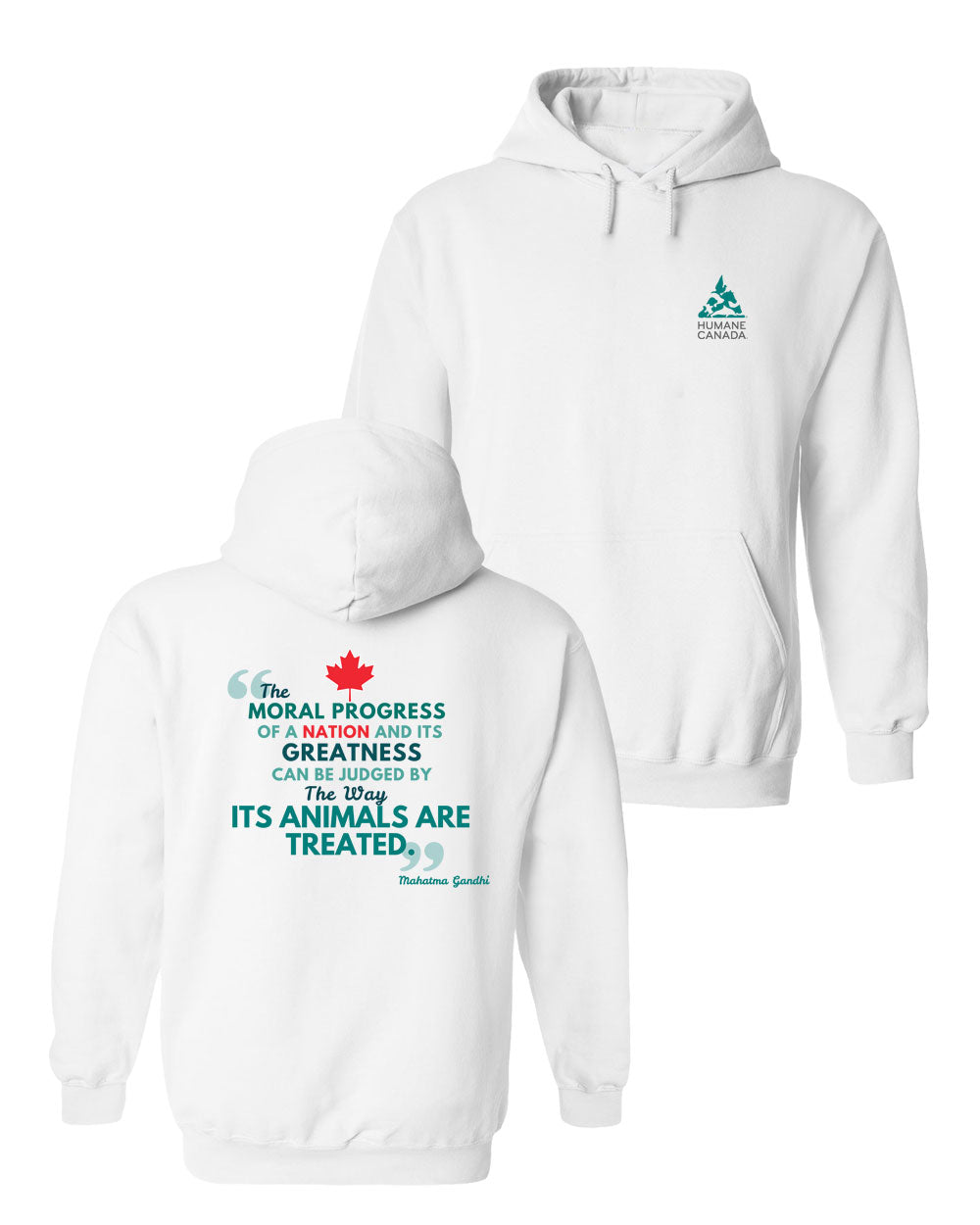 Ghandi Quote - Pullover Hoodie