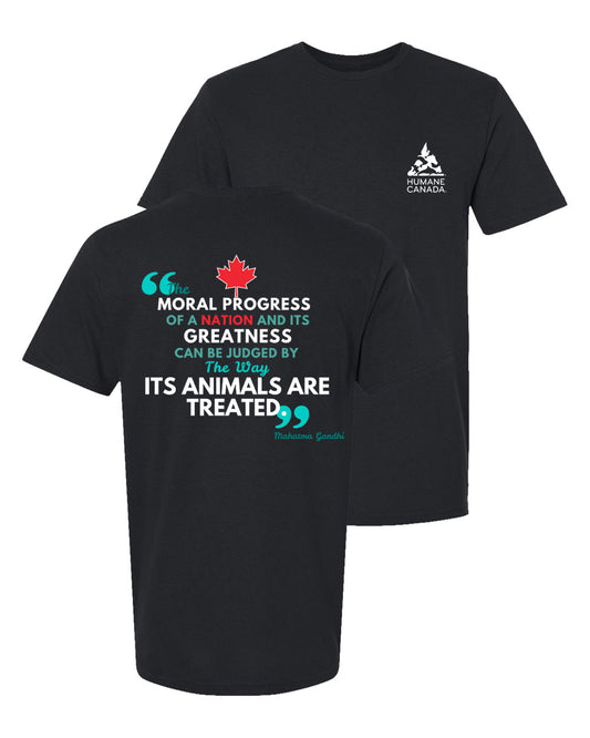 Ghandi Quote - Crewneck Unisex T-shirt
