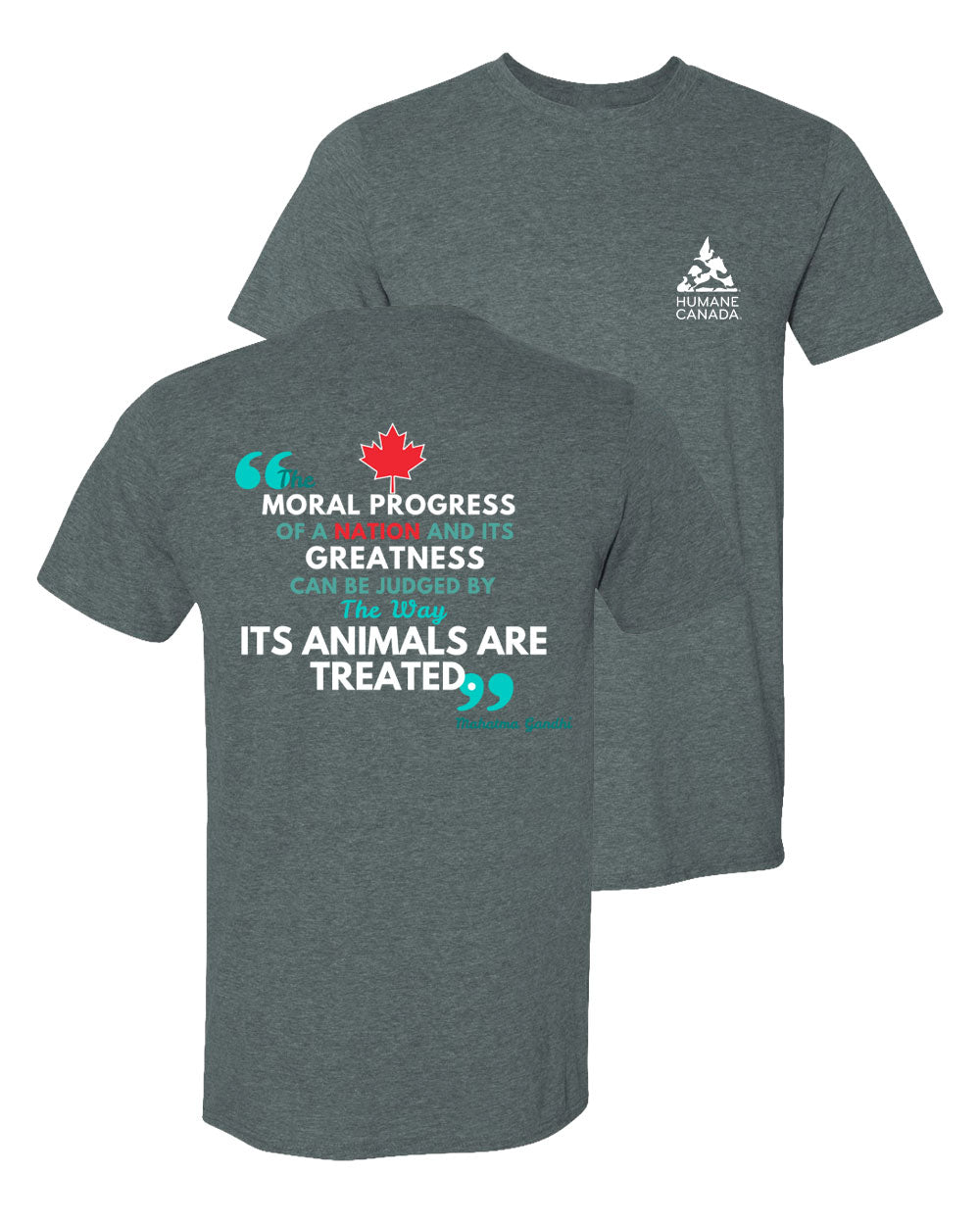 Ghandi Quote - Crewneck Unisex T-shirt