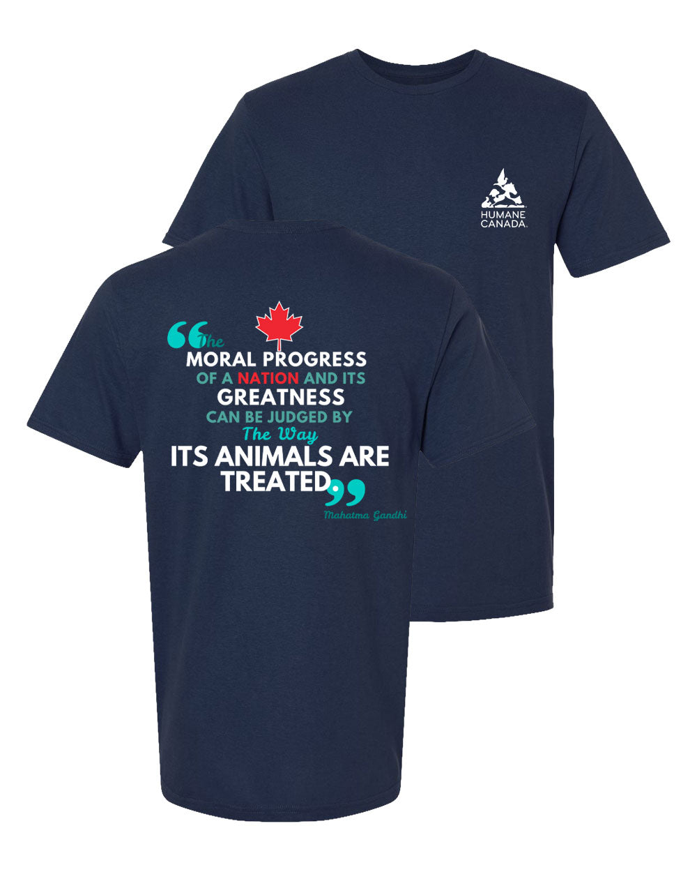 Ghandi Quote - Crewneck Unisex T-shirt