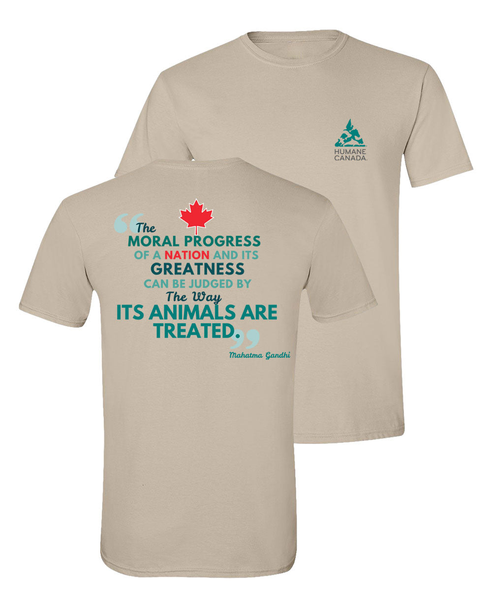 Ghandi Quote - Crewneck Unisex T-shirt