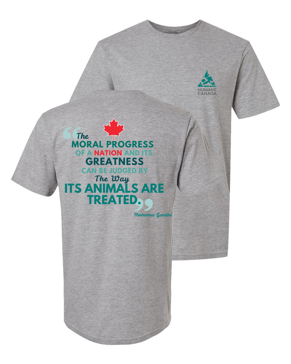 Ghandi Quote - Crewneck Unisex T-shirt