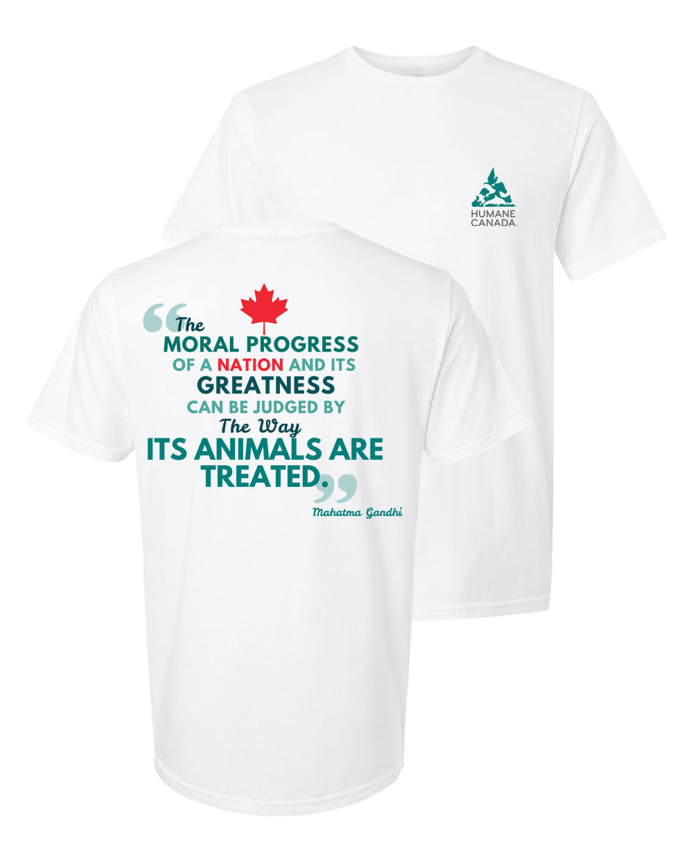 Ghandi Quote - Crewneck Unisex T-shirt