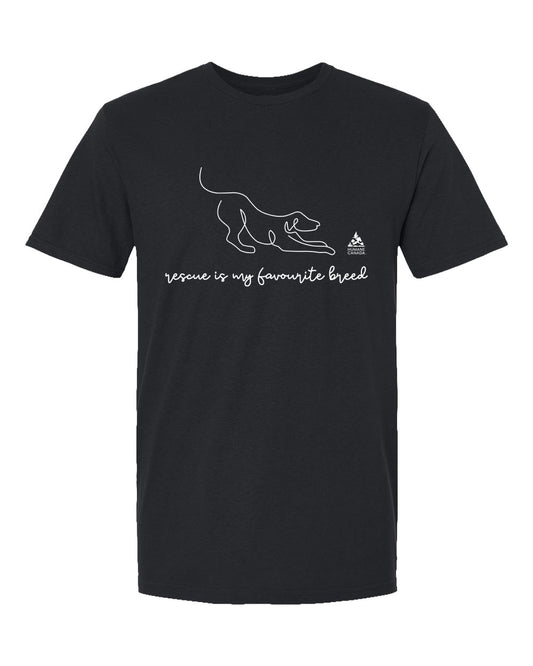 Rescue Dog - Crewneck Unisex T-shirt