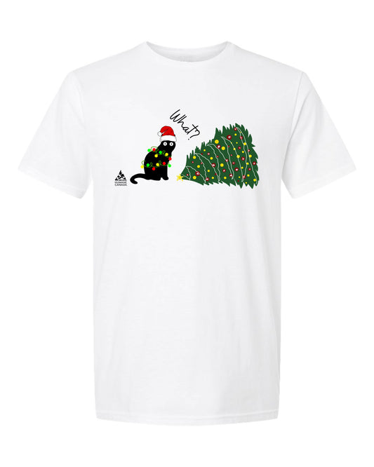 What? Cat - Crewneck Unisex T-shirt