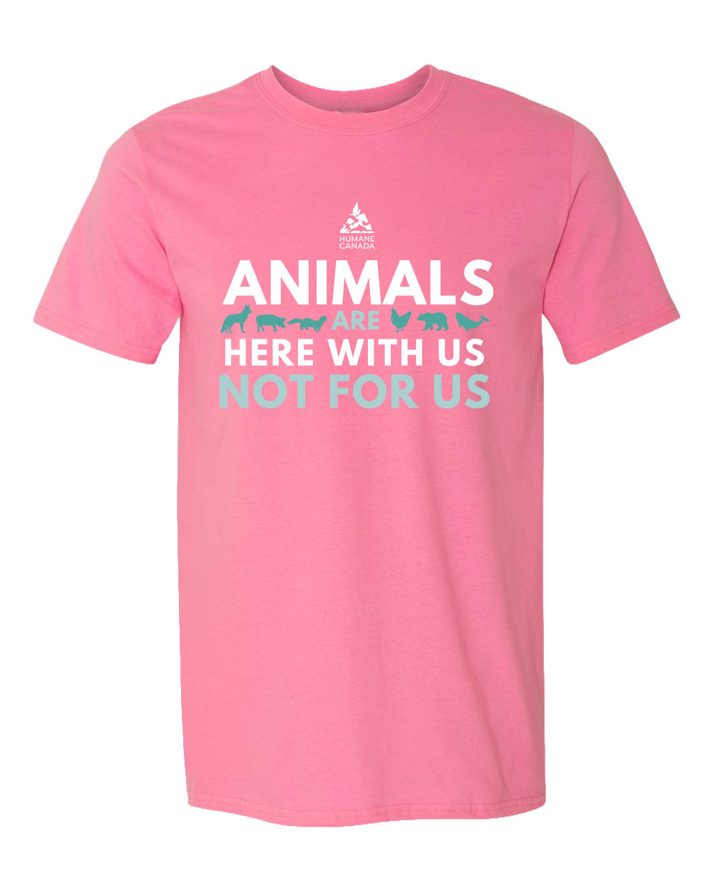 Here with us, not for us - Crewneck Unisex T-shirt