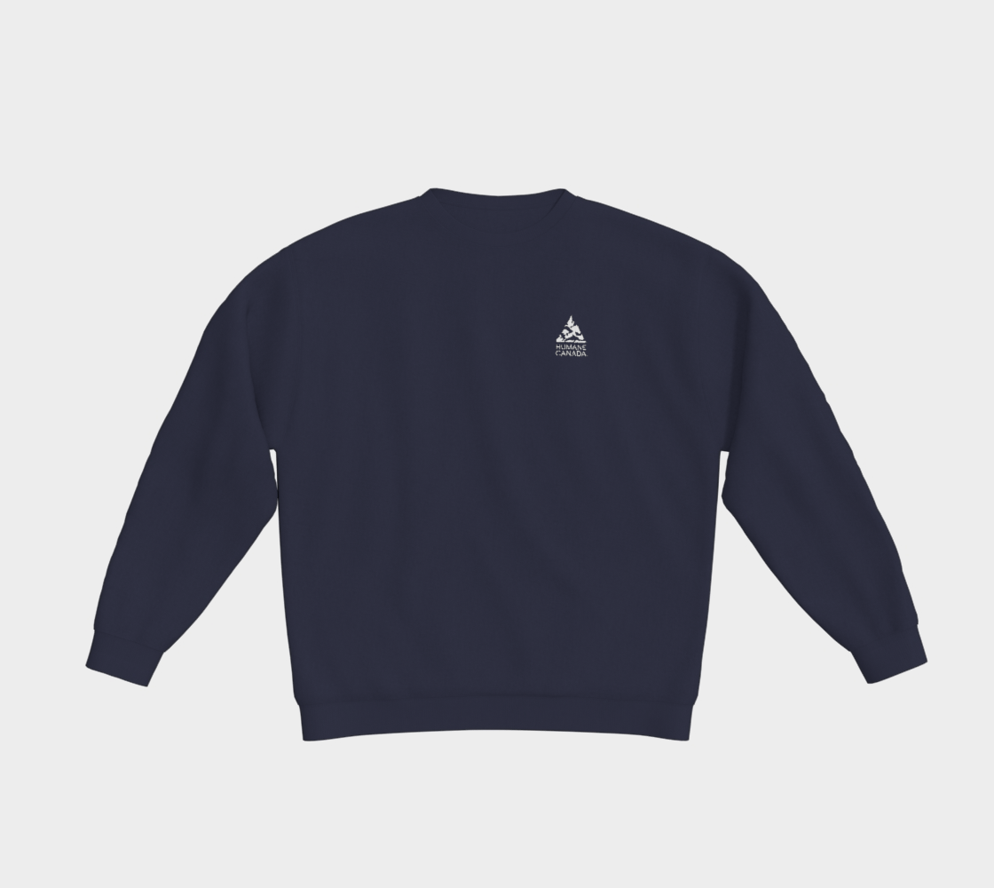 All Animals Back Print Crewneck Sweater