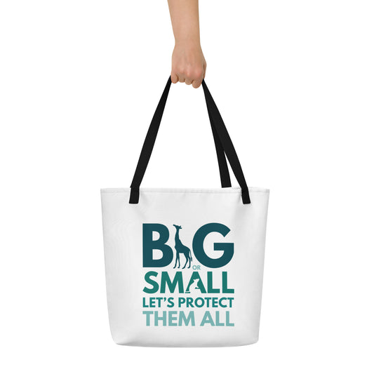 Big or Small - Large Tote Bag