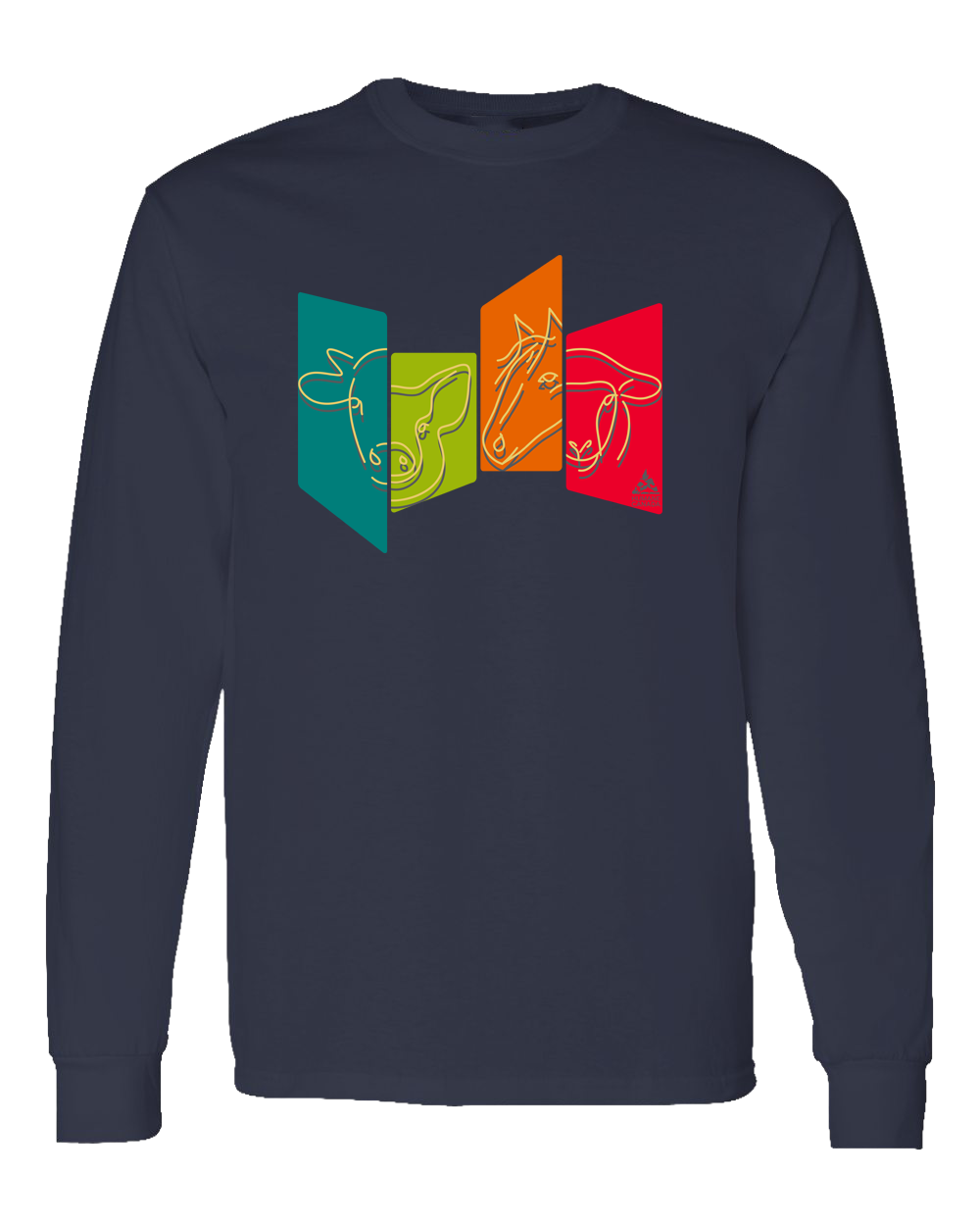 Animal Panels 2 - Long Sleeve T-shirt