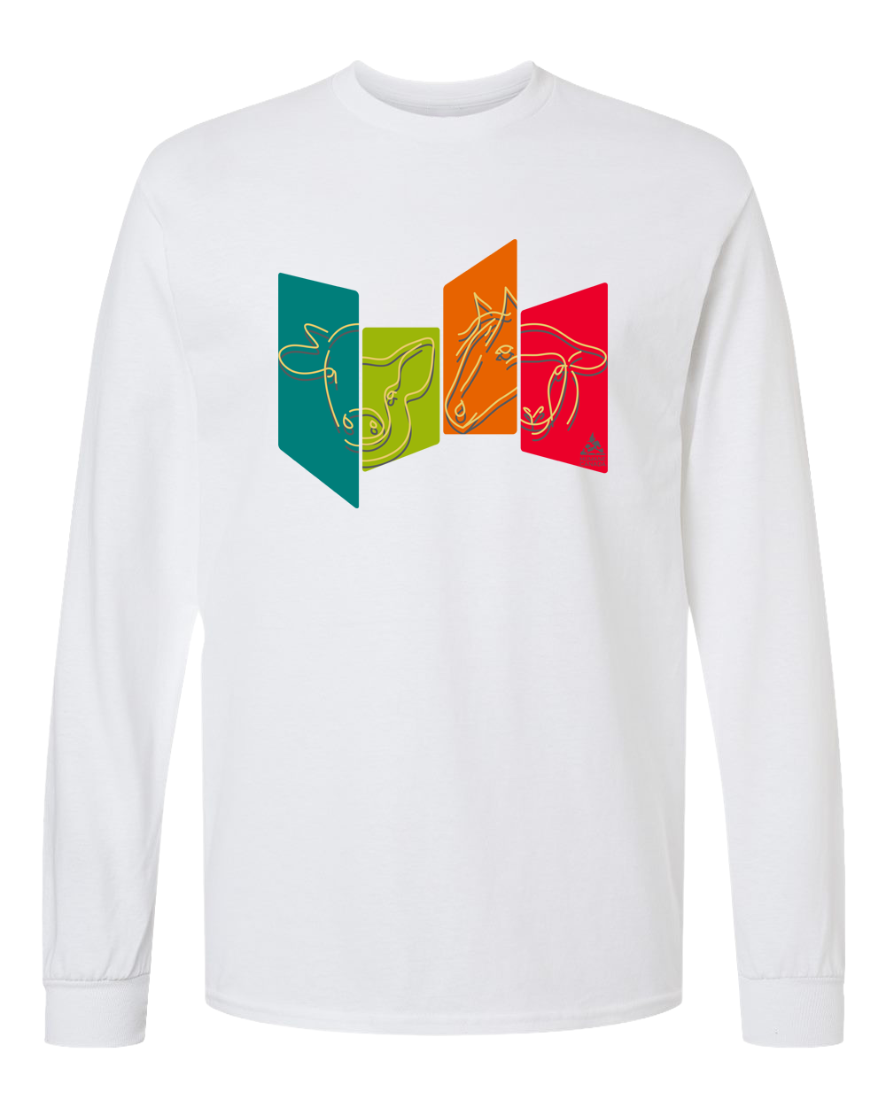 Animal Panels 2 - Long Sleeve T-shirt
