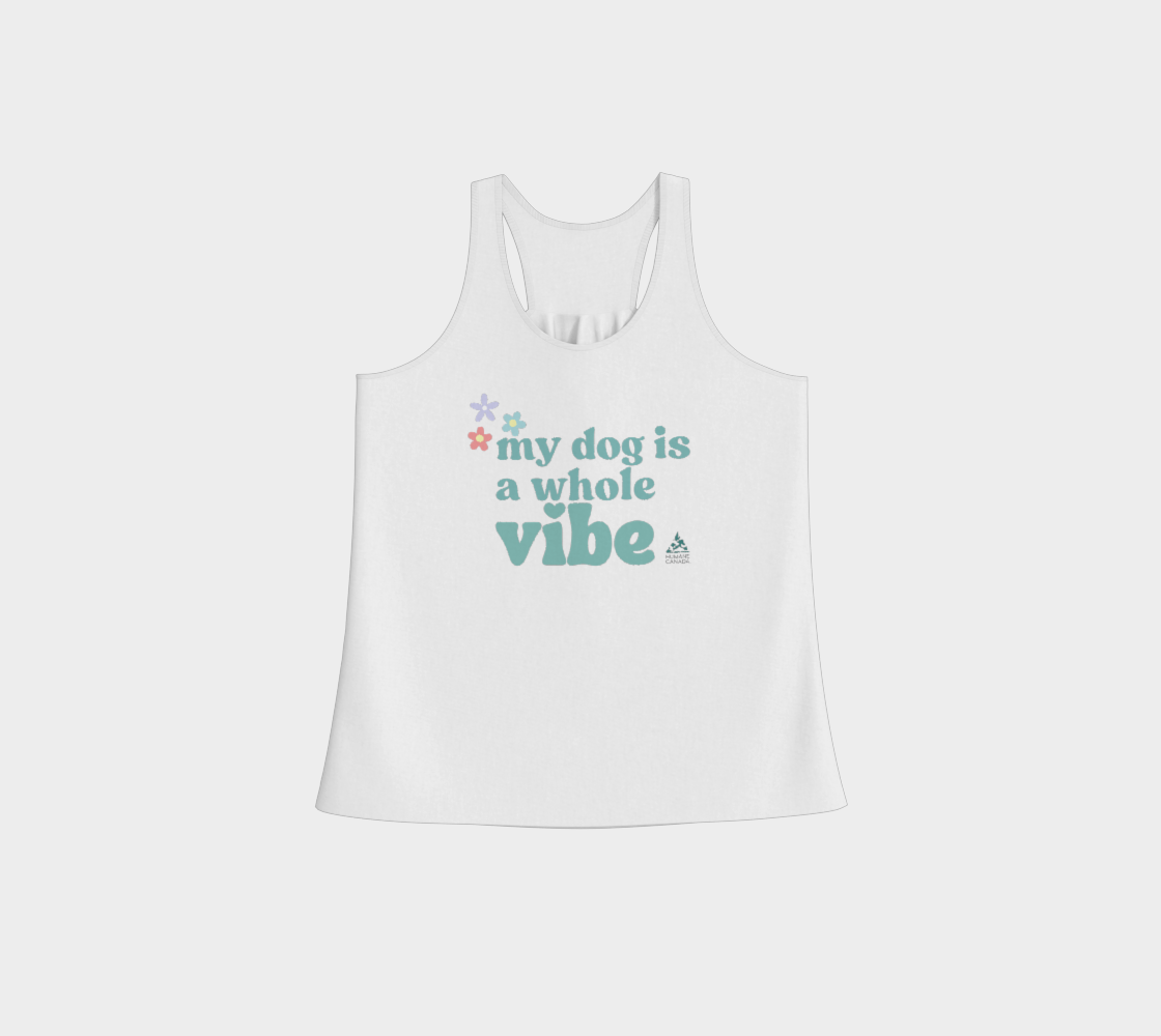 My Dog Is A Vibe - Flowy Tank Top