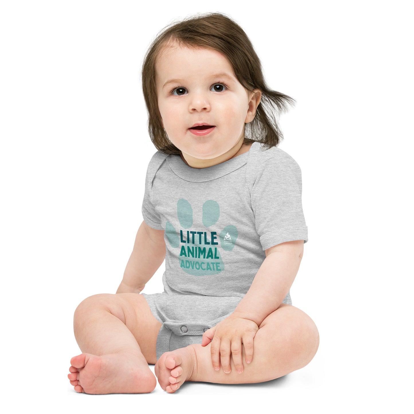 Little Animal Advocate - Baby short sleeve one piece