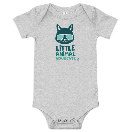 Little Animal Advocate (Cat) - Baby short sleeve one piece