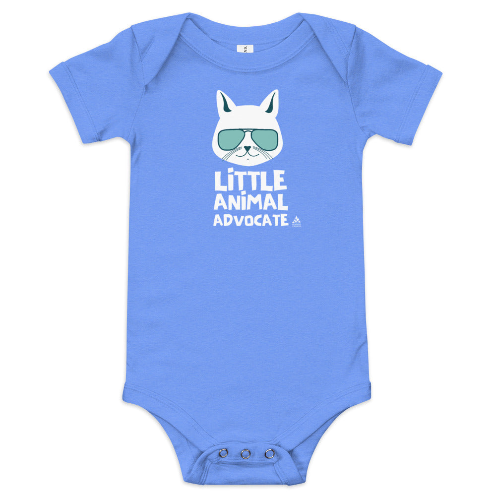 Little Animal Advocate (Cat) - Baby short sleeve one piece