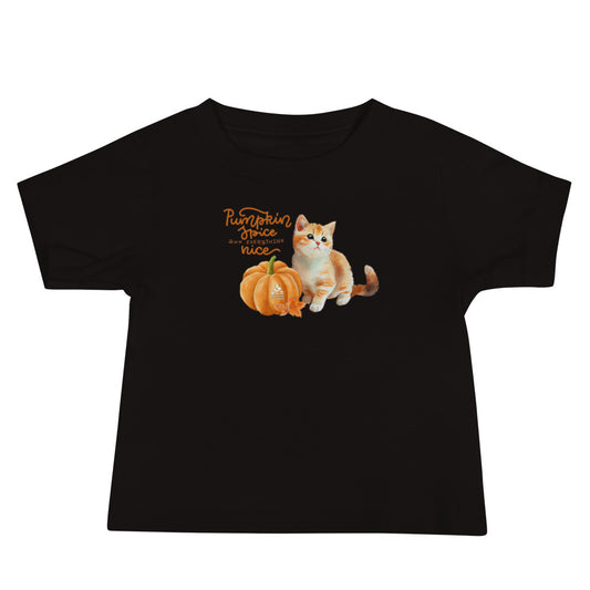 Pumpkin Spice & Everything Nice - Baby Jersey Short Sleeve Tee