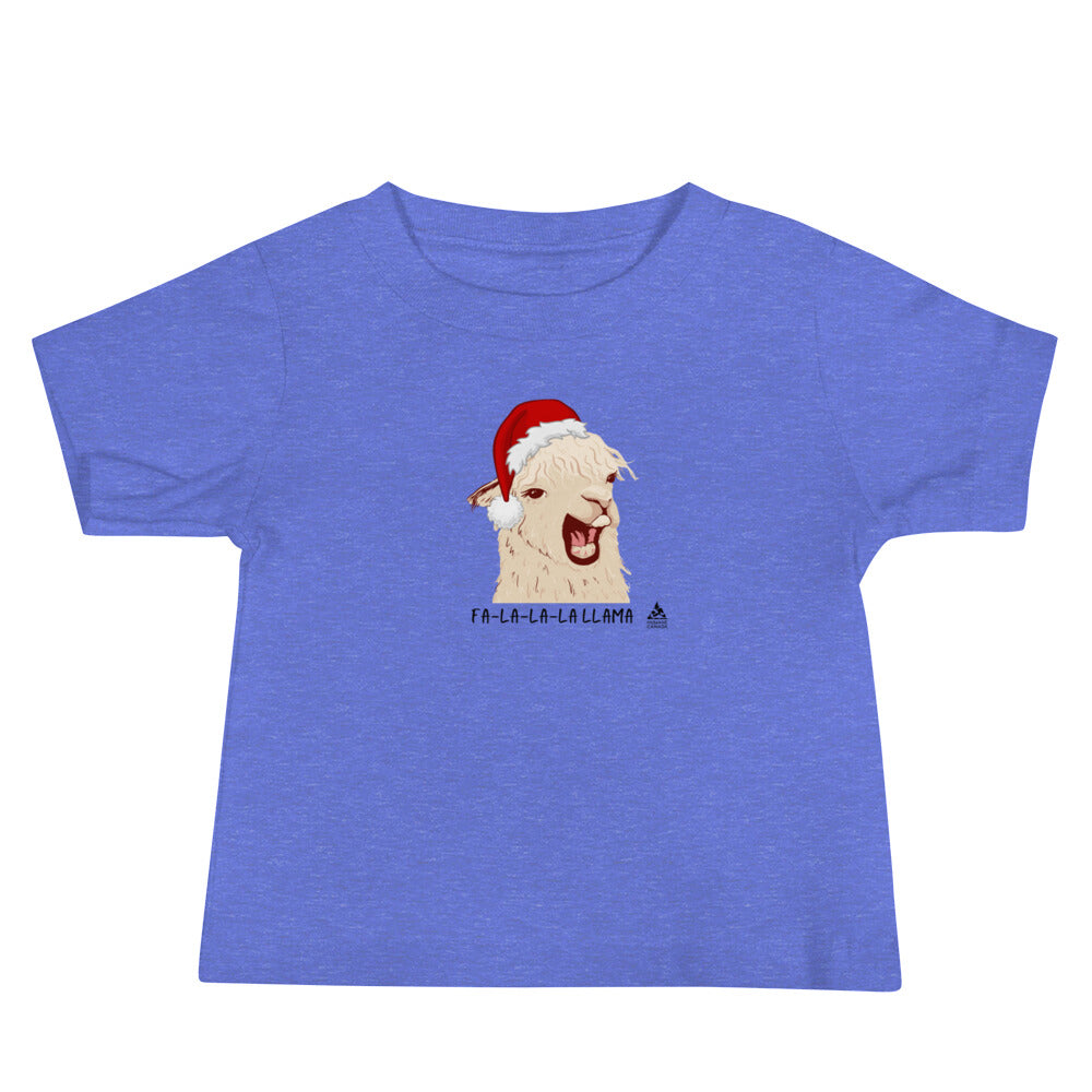 Fa-La-La-Llama Baby Jersey Short Sleeve Tee