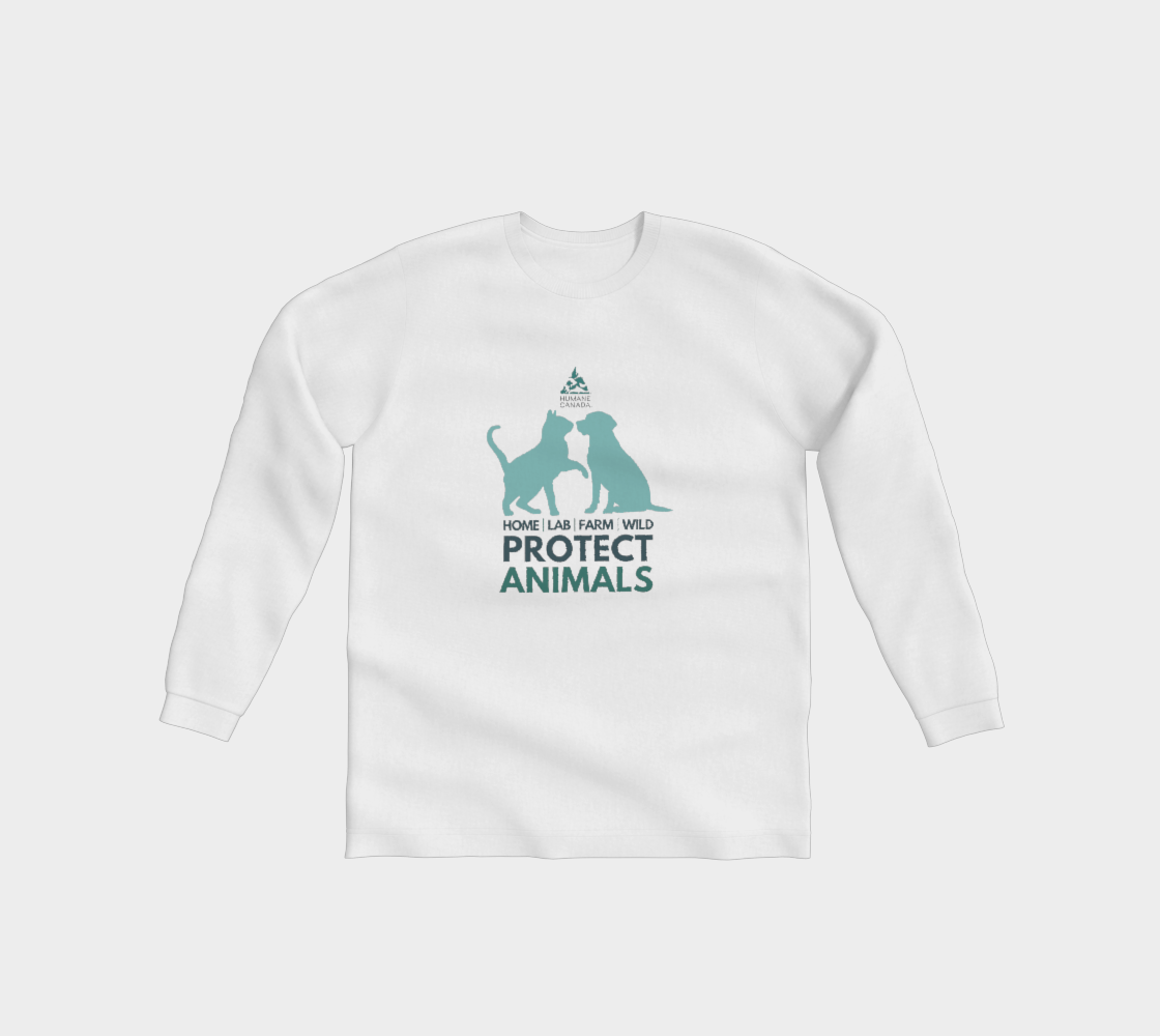 Protect Animals (Dog/Cat print) Comfort Long Sleeve