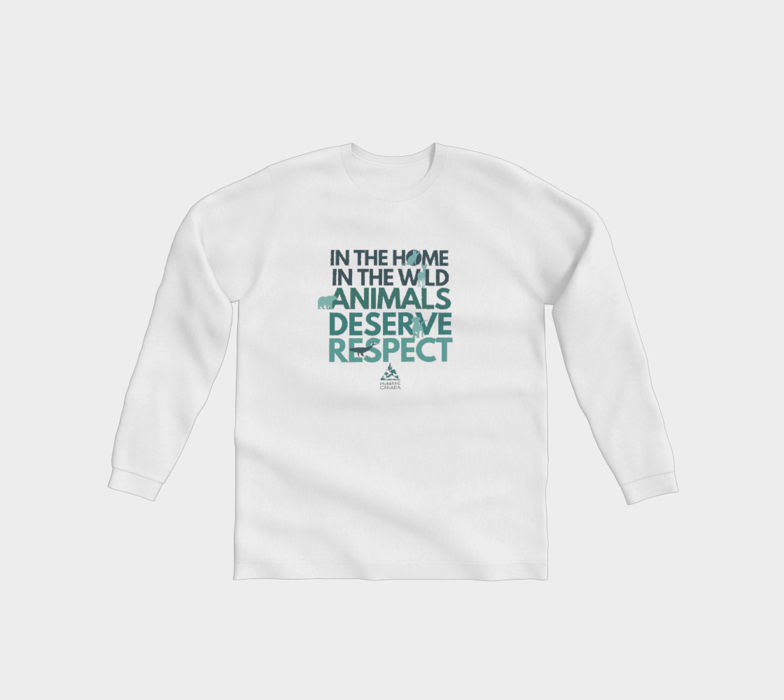 Animals Deserve Respect - Comfort Long Sleeve