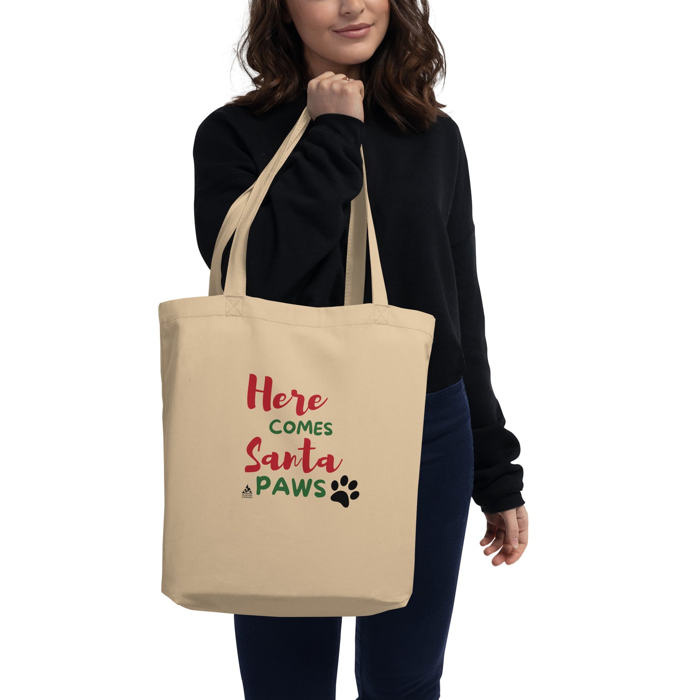 Here Comes Santa Paws - Eco Tote Bag