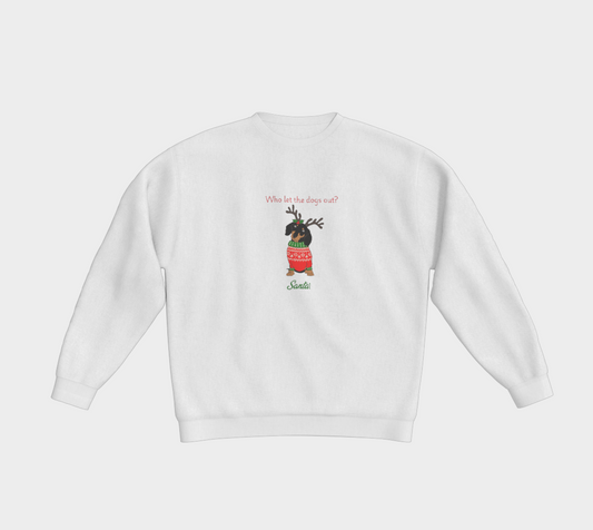 Santa Let The Dogs Out Crewneck Sweater