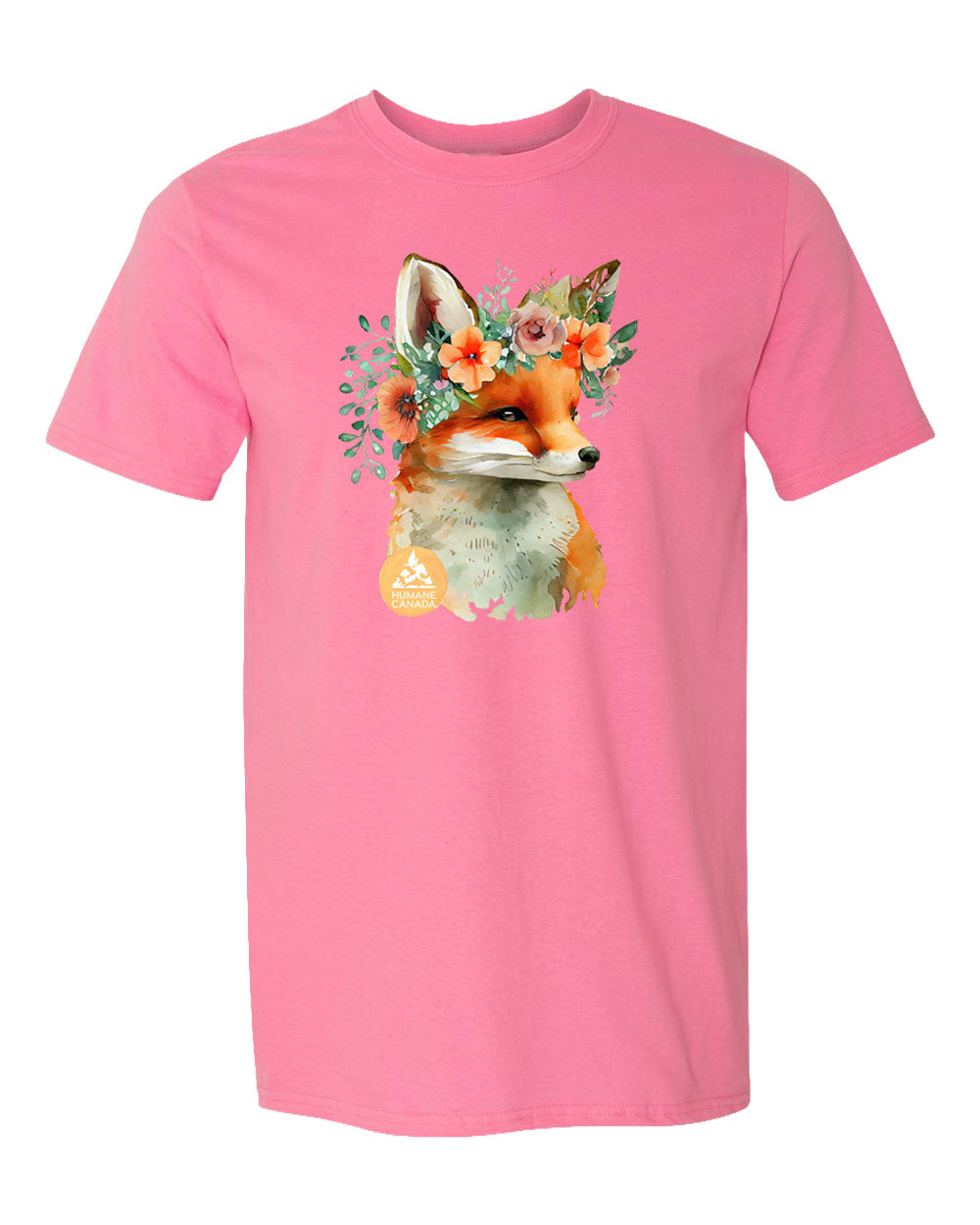 Floral Fox - Crewneck Unisex T-shirt
