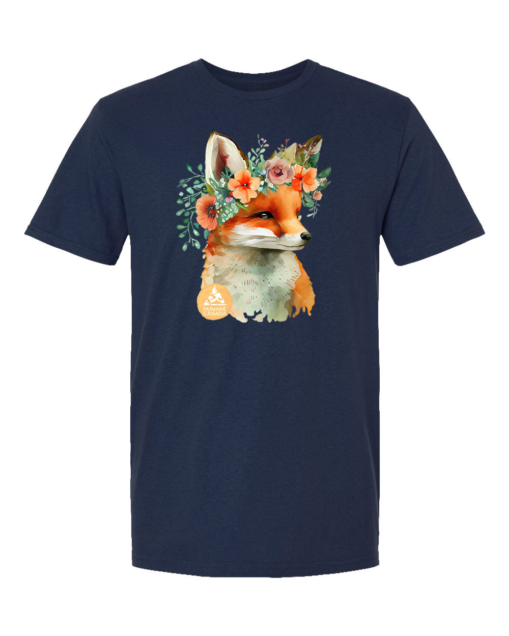 Floral Fox - Crewneck Unisex T-shirt