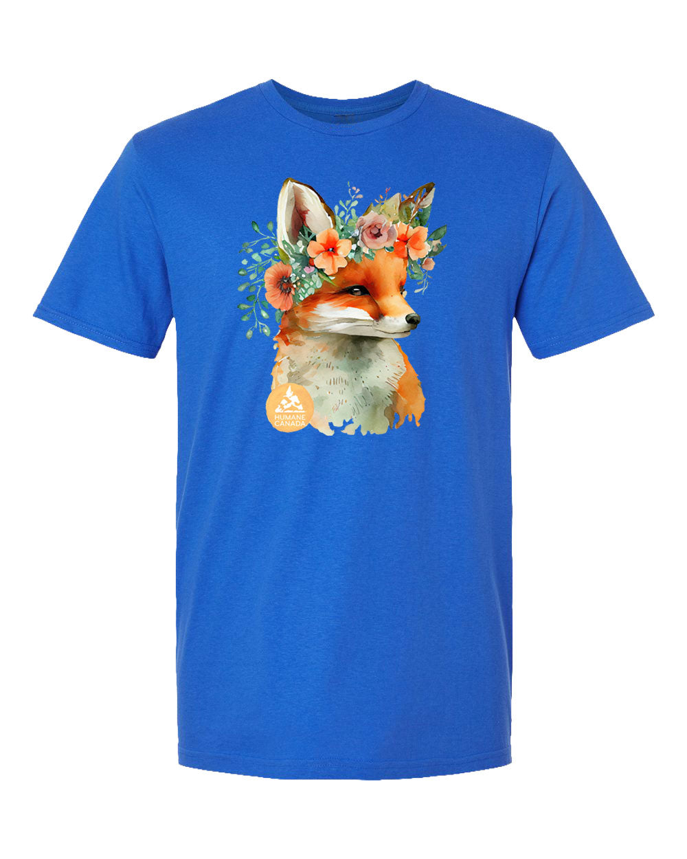 Floral Fox - Crewneck Unisex T-shirt