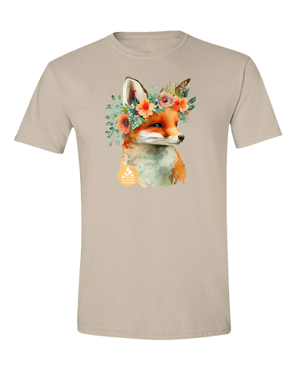 Floral Fox - Crewneck Unisex T-shirt
