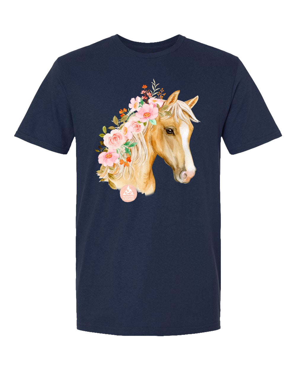 Floral Horse - Crewneck Unisex T-shirt