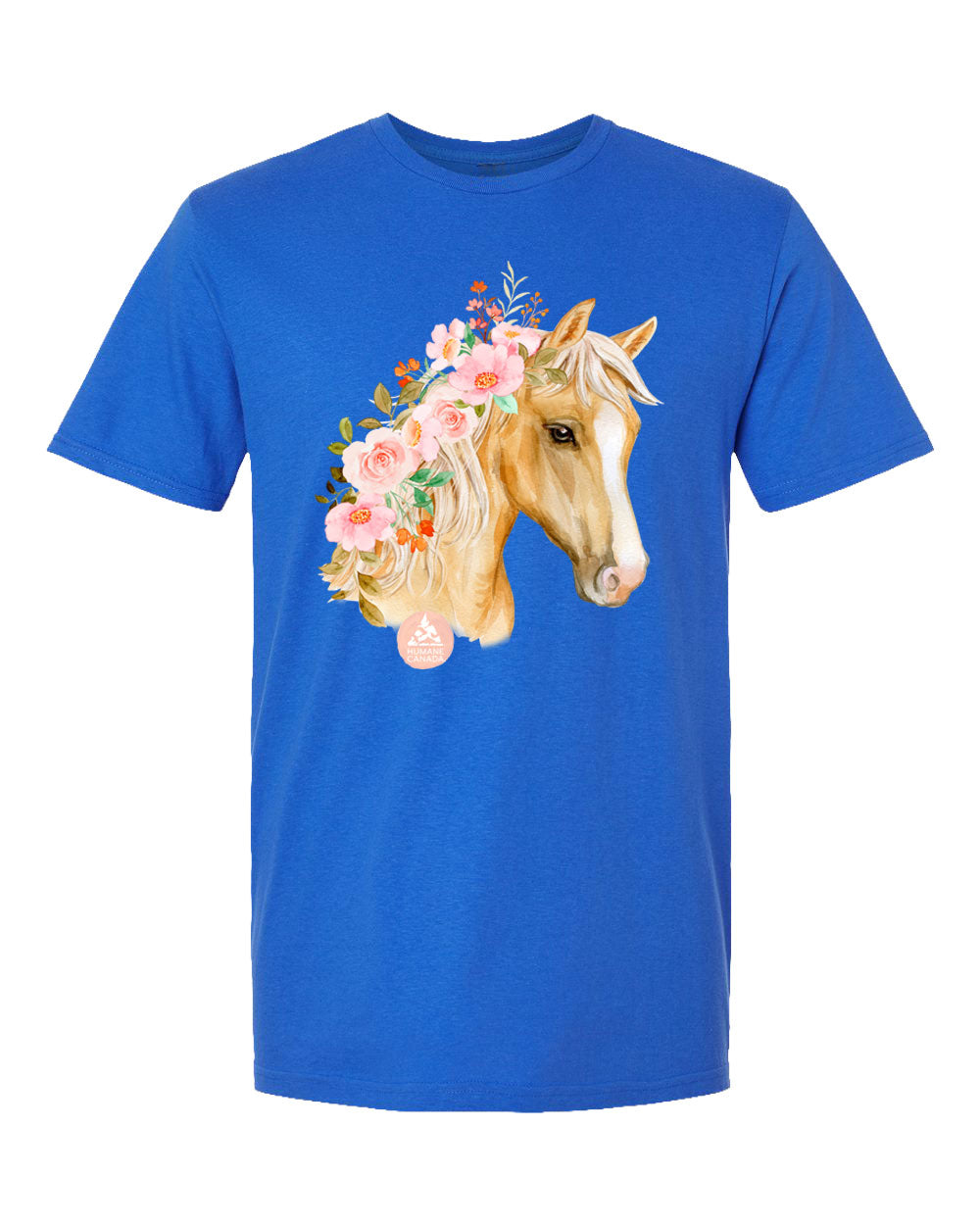 Floral Horse - Crewneck Unisex T-shirt