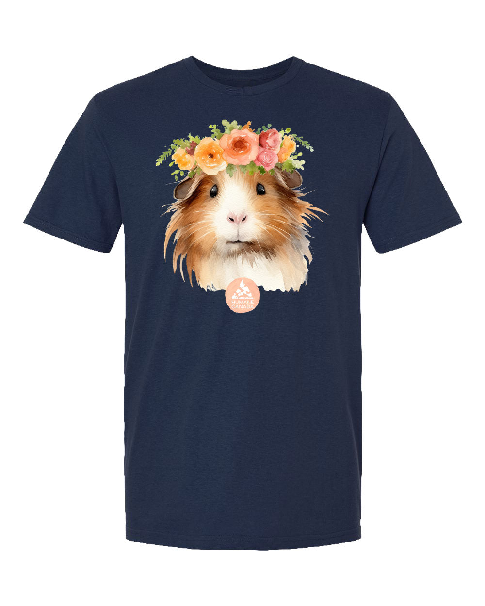 Flower Power Guinea - Crewneck Unisex T-shirt