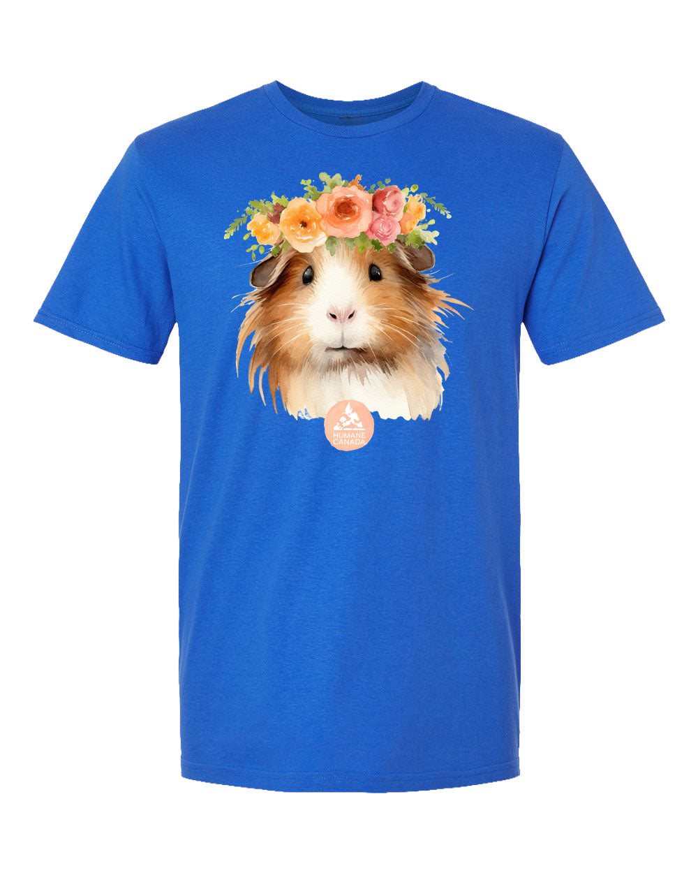 Flower Power Guinea - Crewneck Unisex T-shirt