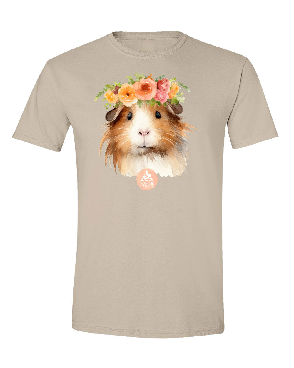 Flower Power Guinea - Crewneck Unisex T-shirt