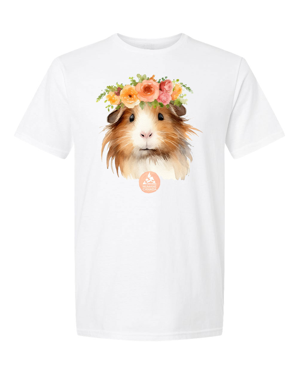 Flower Power Guinea - Crewneck Unisex T-shirt
