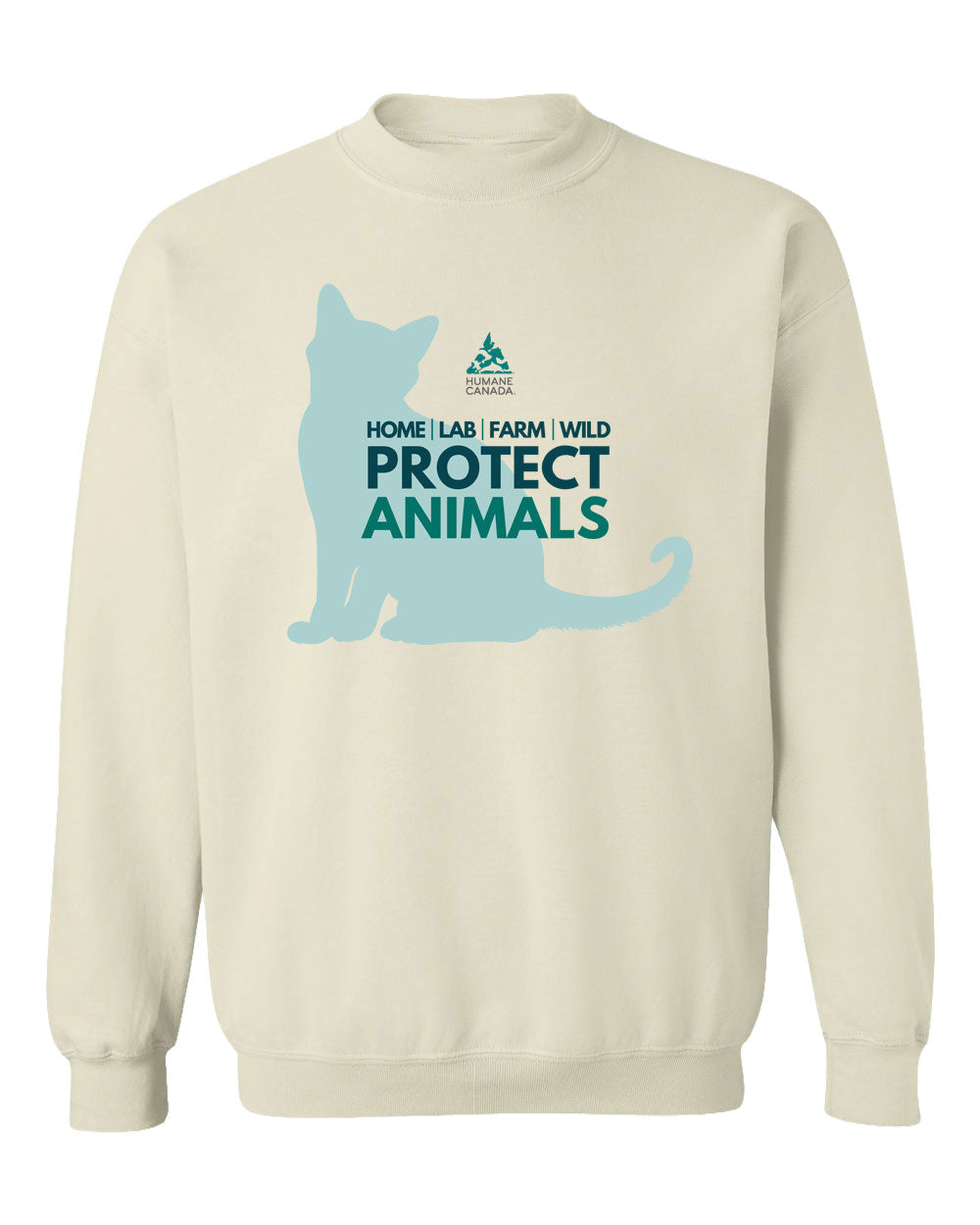 Protect Animals Cat - Crewneck Sweatshirt