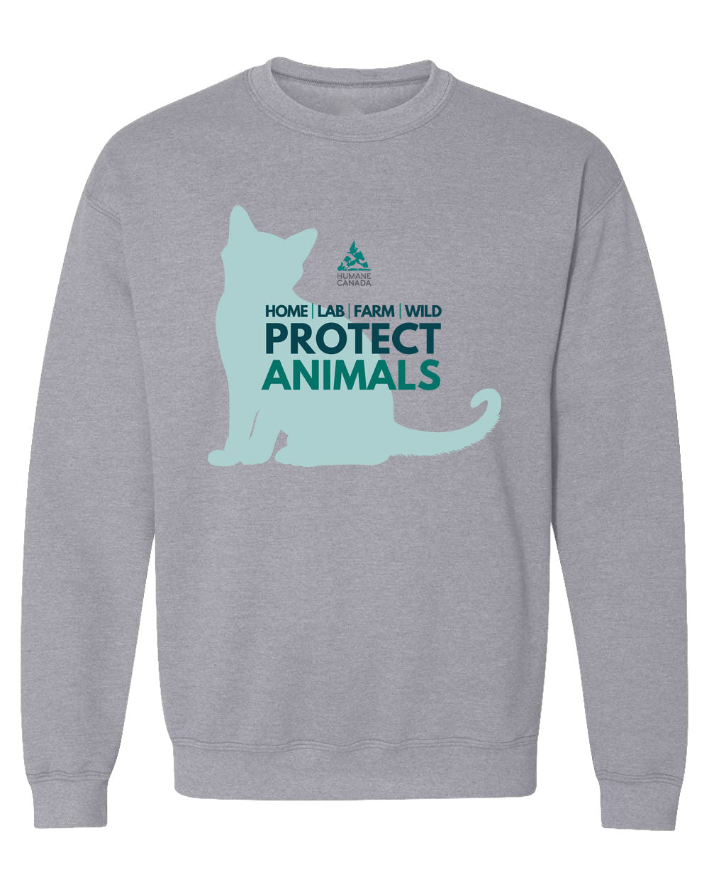Protect Animals Cat - Crewneck Sweatshirt