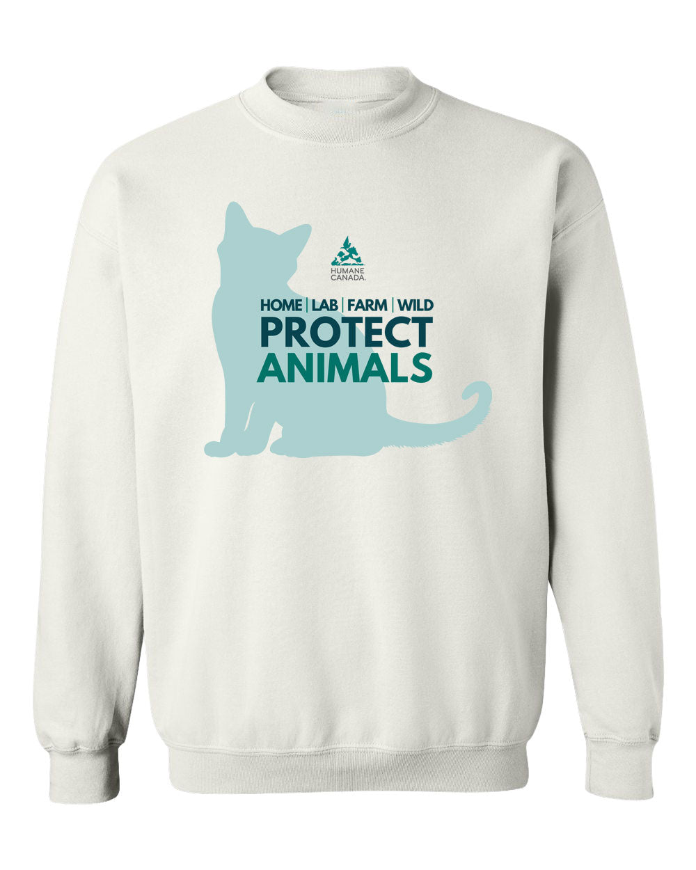Protect Animals Cat - Crewneck Sweatshirt