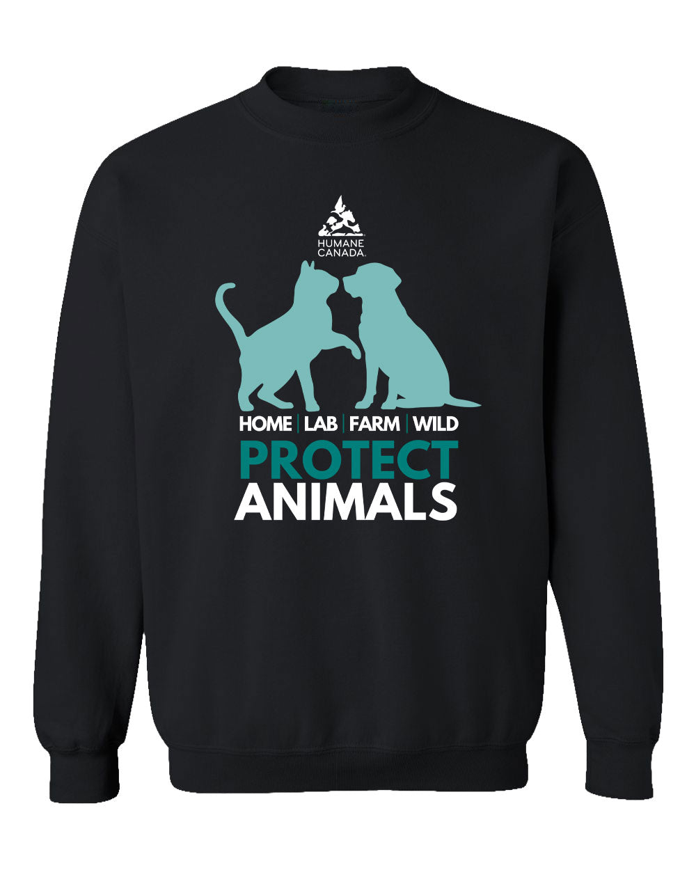 Protect Animals Dog Cat - Crewneck Sweatshirt