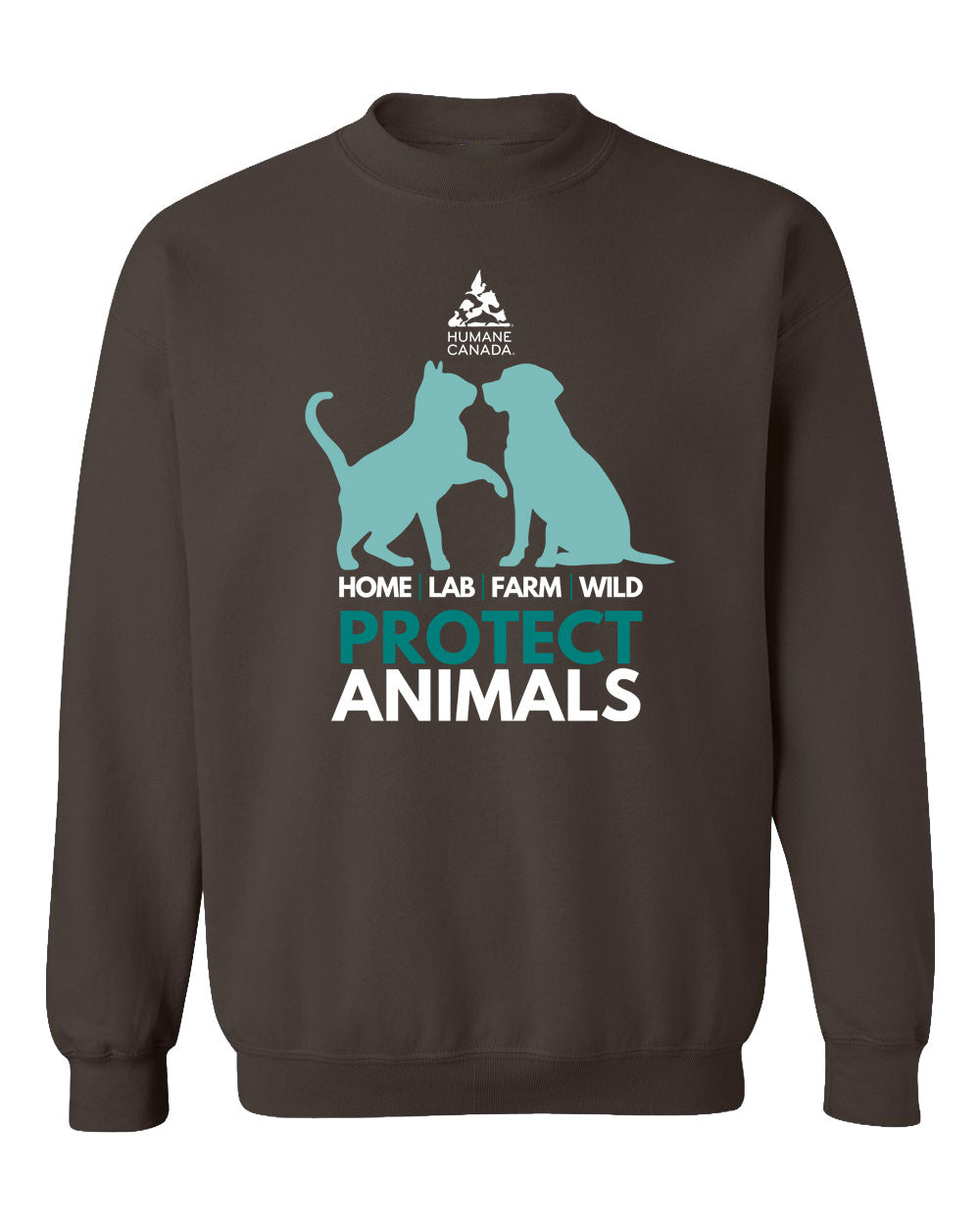 Protect Animals Dog Cat - Crewneck Sweatshirt