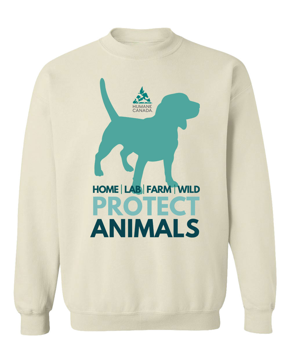 Protect Animals Dog - Crewneck Sweatshirt