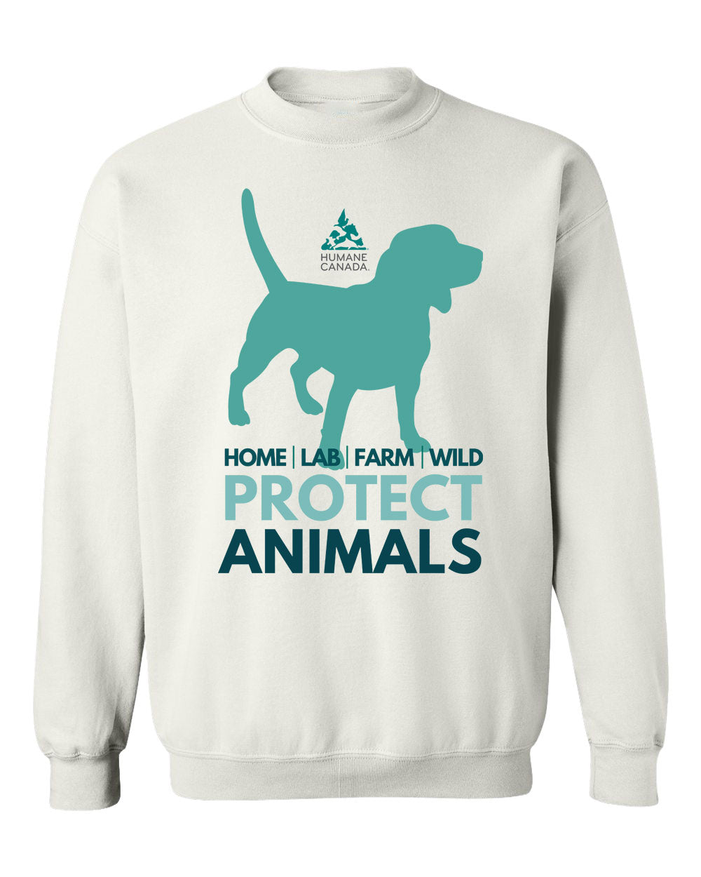 Protect Animals Dog - Crewneck Sweatshirt