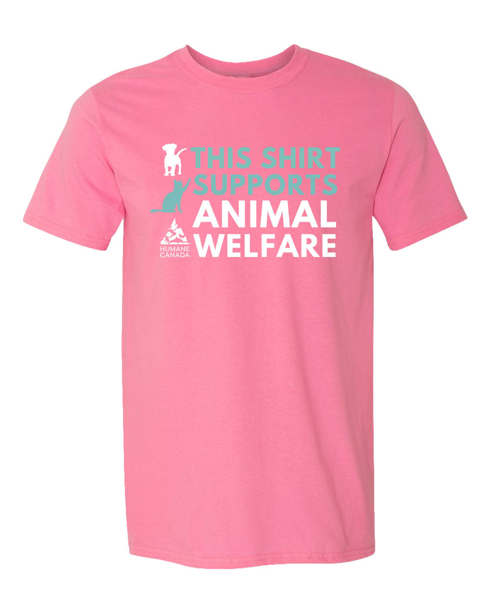 This Shirt Supports Animal Welfare - Crewneck Unisex T-shirt
