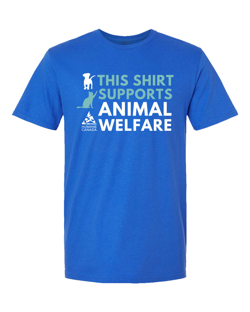 This Shirt Supports Animal Welfare - Crewneck Unisex T-shirt