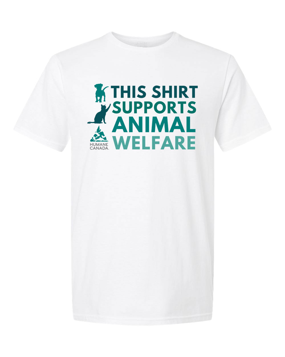 This Shirt Supports Animal Welfare - Crewneck Unisex T-shirt