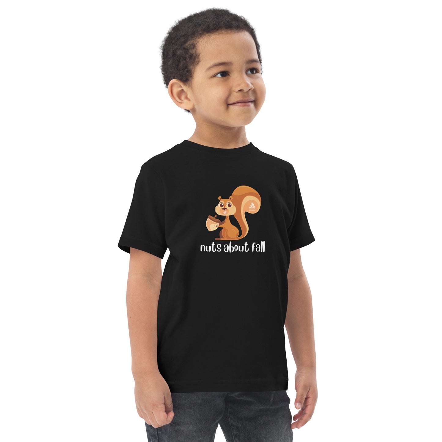 Nuts About Fall - Toddler jersey t-shirt